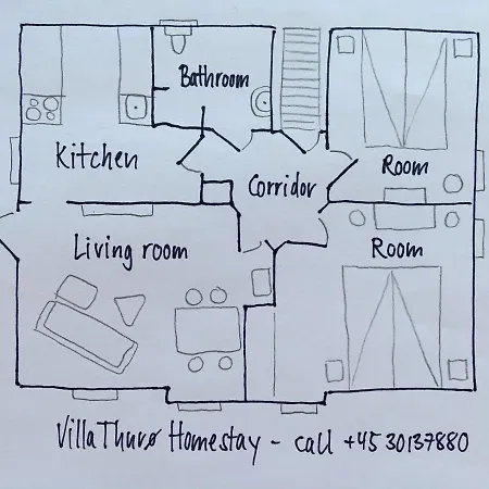 Rum i privatbostad Thuro *