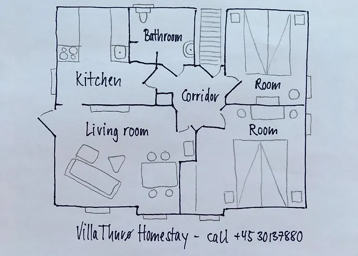 Quarto em Acomodações Particulares Thuro *